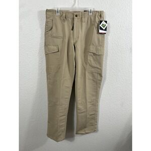 Propper EdgeTec Tactical Pants Womens 14 Long‎ Khaki Ripstop Cargo Inseam 34